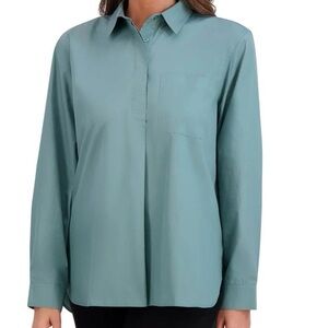 French Connection Women's Long Sleeve 1/4 Button Down Shirt NWT Various Sizes